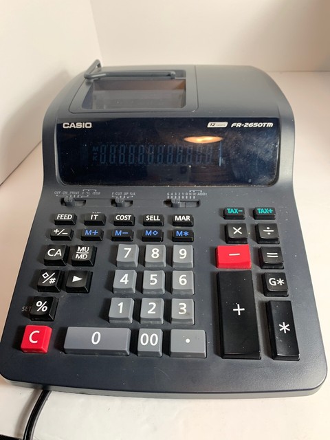 casio fr 2650t 12 digits