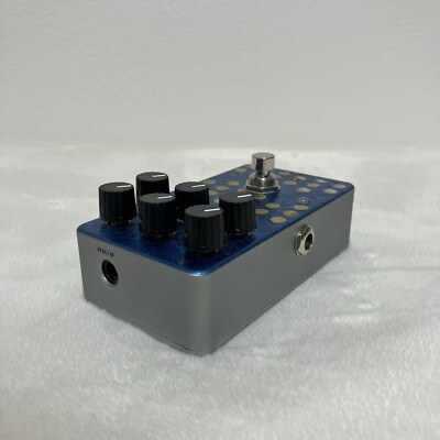 One Control Pale Blue Compressor Guitar Effects Pedal Used Tested