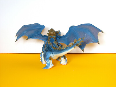 RARE SCHLEICH BAYALA SHANSY BLUE FLYING DRAGON RETIRED EUC