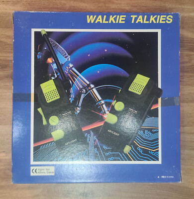 Vintage Super Power Walkie Talkies NOS UNTESTED / MORSE CODE Send