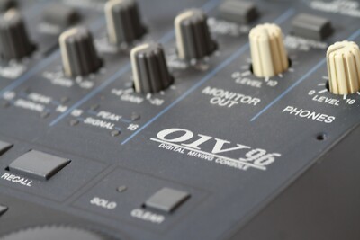 Yamaha 01V96 includes extra expansion cards for 24 channels ADAT