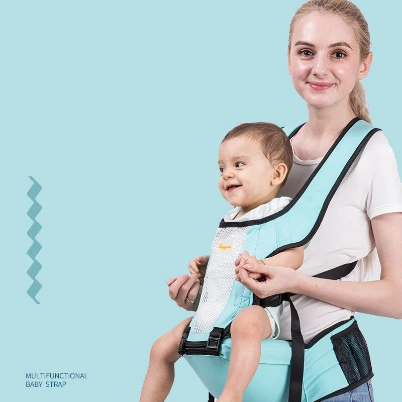 Ergonomic Kangaroo Baby Carrier Backpack with Hip Seat Front and Back Quality