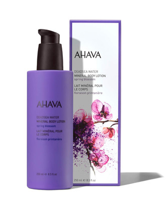 AHAVA Spring Blossom Deadsea Water Mineral Body Lotion 8.5 oz NIB Free Shipping