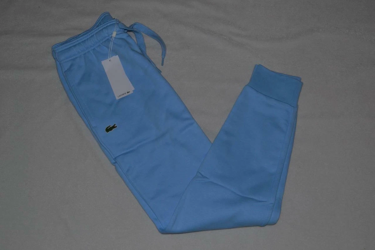 LACOSTE Men s SPORT Fleece Tennis Sweatpants LIGHT BLUE All Sizes