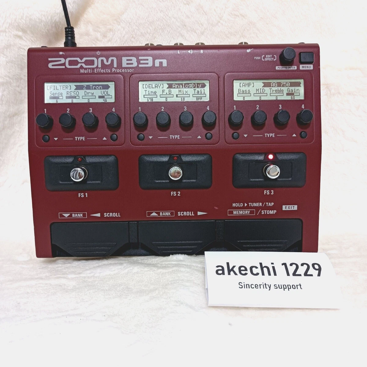 ZOOM B3n Multi-Effects Processor