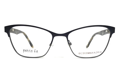 BCBGMAXAZRIA Petite Brille Rahmen MAEVE GUNMETAL Cat Eye Full Rim 49-16-125