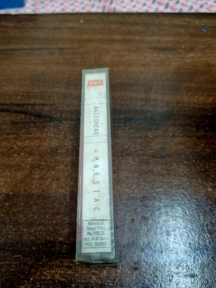 Radiohead Amnesiac INDIA CASSETTE SEALED VIRGIN 2001 RARE PROMO - Image 2 of 4