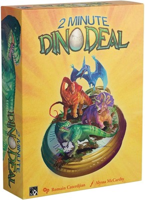 2 Minute Dino Deal Strategy Card Game Petersen Games Capture & Sell Dinosaurs