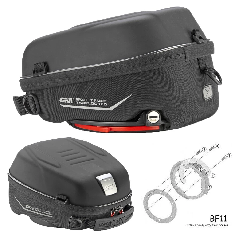 The GIVI EA118 Tank Bag is pretty great! I like the tanklock system. It's a  lot better than straps everywhere! : r/Vstrom