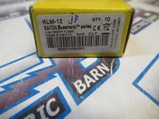Bussmann KLM-12 Midget Fuses (1 BOX OF 10) 12 Amp 600 Volt Fast Acting -NEW-B
