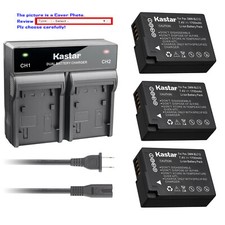 Kastar Battery AC Rapid Charger for Panasonic DMW-BLC12 Panasonic Lumix DMC-G7