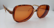 Vintage Luxottica Calista Tortoise Oval Sunglasses Italy FRAMES ONLY