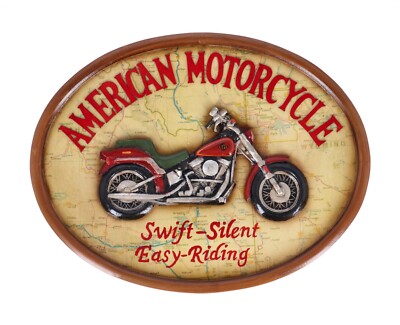 Holztafel Für Bar Pub American Motorcycle Harley Davidson Moto Custom
