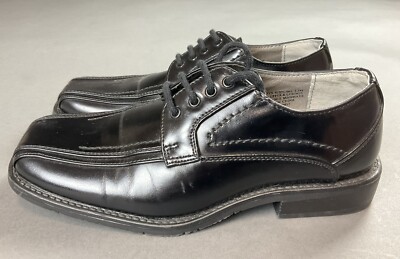 Stacy Adams Leather Loafers Black Dress Shoes Croc Embossed Square Toes Size 13M Stacy Adams Black Leather Slip-On Dress Shoes | Mercari main image 4