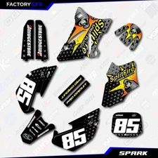 Gray Spark Racing Graphics Kit fits 02-14 Yamaha YZ85 YZ 85 Decals