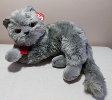 Ty Beanie Buddy - BEANI the Grey Cat (13 Inch) NEW with TAG PROTECTOR