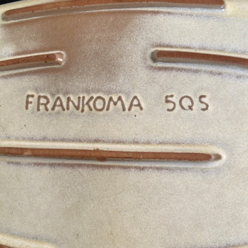 Frankoma Serving Platter Plate Desert Gold 5QS 13.5 x 8.5 - Picture 2 of 4