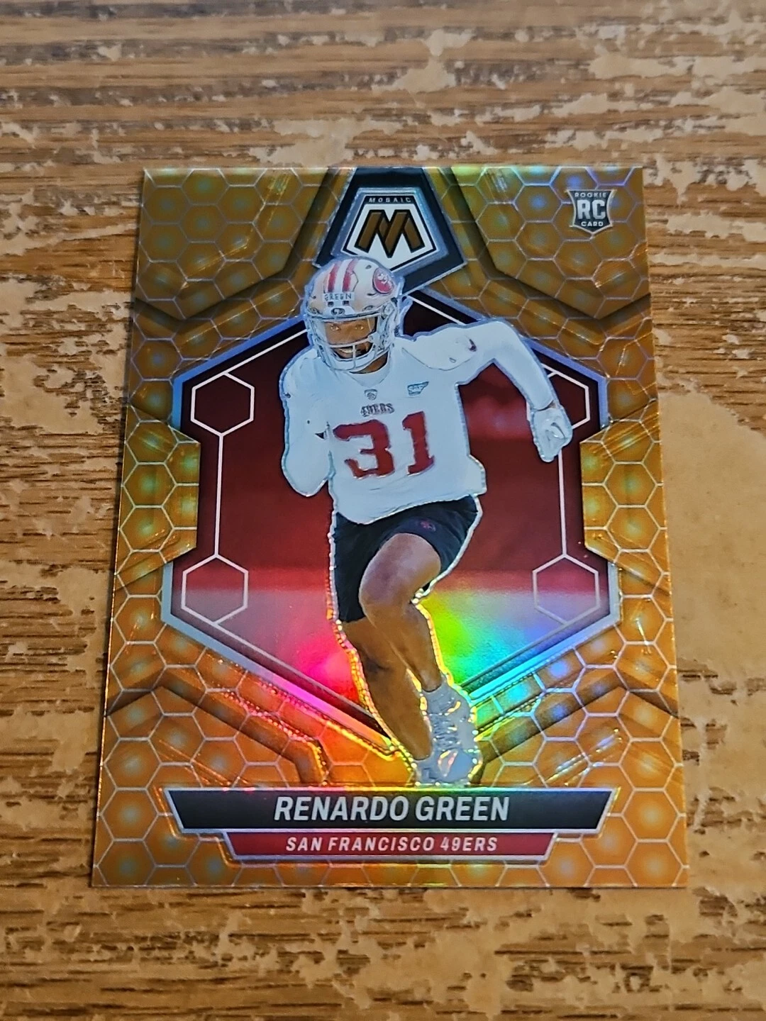 Renardo Green Panini Mosaic #358 Honeycomb