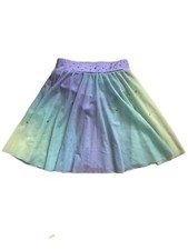 Weissman Girls Violet True Colors Skirt with Rhinestones. Size SC