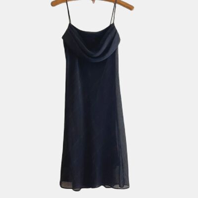 Vintage Y2K Black & Gold Shimmer Tank Date Night Dinner Dress USA Made SIZE  5/6 | eBay
