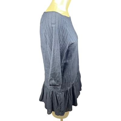 Hidden alley eyelit black ruffle cotton lined dress balloon sleeve medium | eBay Hidden alley eyelit black ruffle cotton lined dress balloon sleeve medium | eBay