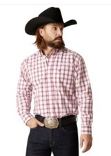Ariat Pro Plaid Erick LB Shirt Mens Size XL Button Up Classic Fit 10047194 New