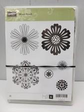 Stampin' Up Mixed Bunch Cling Stamps 6 Stamps 125537 Flowers