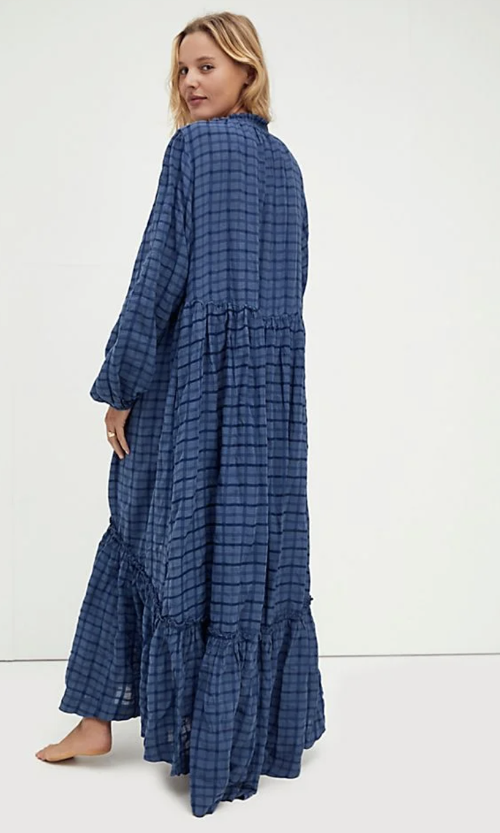 Free People Edie Dress Tiered Maxi in Blue Size XS | eBay Free People Edie Dress Tiered Maxi in Blue Size XS | eBay