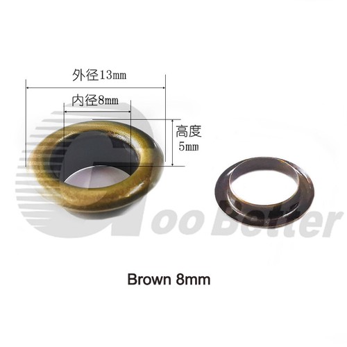 Double Sided Eyelet Washer Leather Craft Repair Grommet 4mm 5mm 6mm 8mm 10mm - Picture 29 of 33