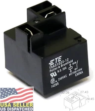 1pc  TE Connectivity T9AS1D22-12 30A relay 240VAC 30 Amps 240 volts, SPST