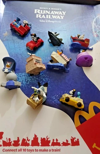 2020 2022 McDONALD'S Disney's 50th Mickey Minnie Runaway Railway HAPPY MEAL TOYS