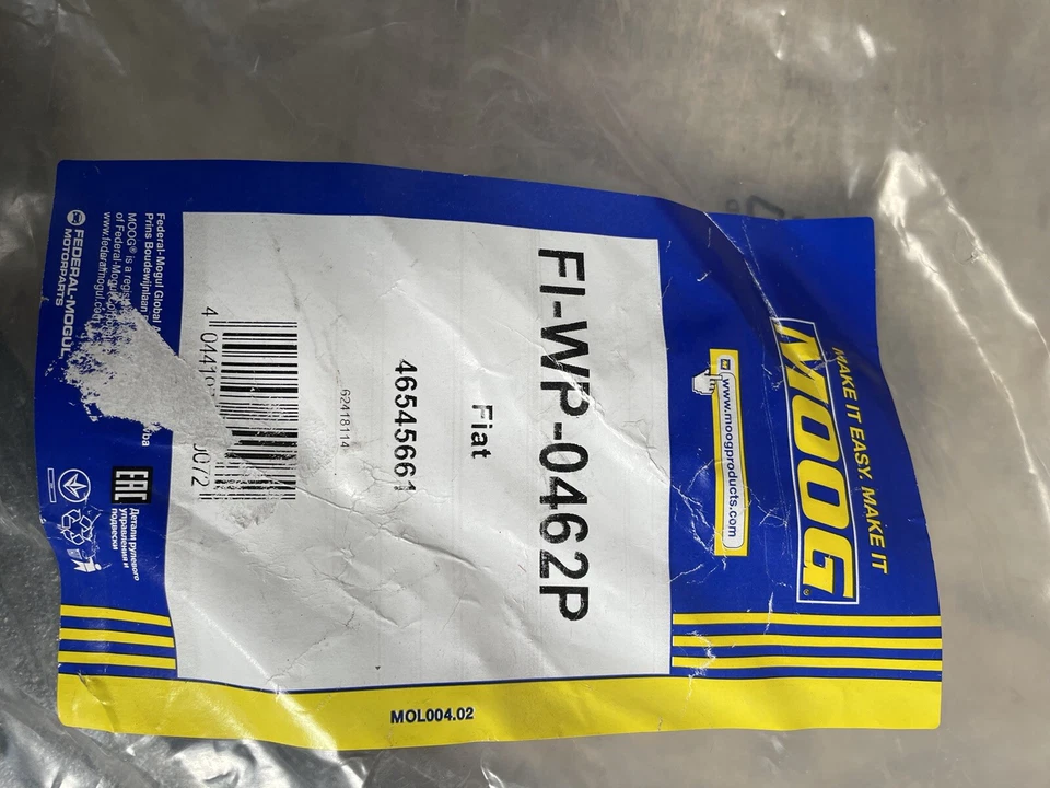 MOOG FRONT LOWER RIGHT CONTROL ARM FOR FIAT PUNTO MK2 1999-2012 46545661 - Image 2 of 2