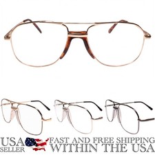 Classic Pilot 80s Spring Temple Reading Glasses Reader 1.25, 1.50, 2.00
