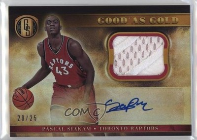 2016 Panini Gold Standard Good as Prime 20/25 Pascal Siakam Rookie Auto RC 4f5
