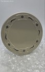Longaberger Pottery Traditions Woven Beige Round Spoon Rest Trivet Plate — photo 4