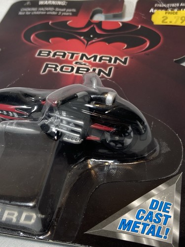 NEW Vintage Kenner 1997 DC Comics Batman & Robin Diecast 4" Redbird Hasbro - Picture 6 of 8