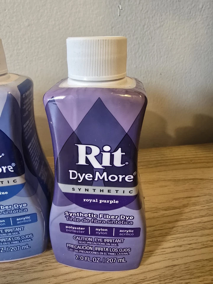 Lote De 6 Nuevos Sellados RIT Tinte Más Sintético Líquido Tela Fibra Tinte Color  Foto 3 de 4