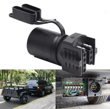 1x 7 Pin To 4 Pin 5 Pin Plug Adapter Trailer Connector 12V Towbar Towing Plugs