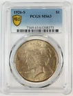 1926 S Peace Dollar PCGS MS-63