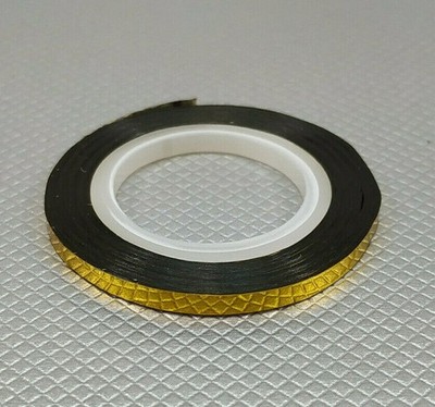 ZIERLINIEN LINIER BAND FINELINE TAPE KONTURENBAND GOLD 18m / 3mm BREIT # 19413