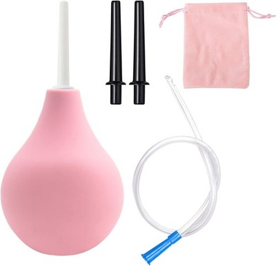 224 ml Darmeinlauf Klistier, Enema-Set für Männer & Frauen, 2 x abnehmbare, komf