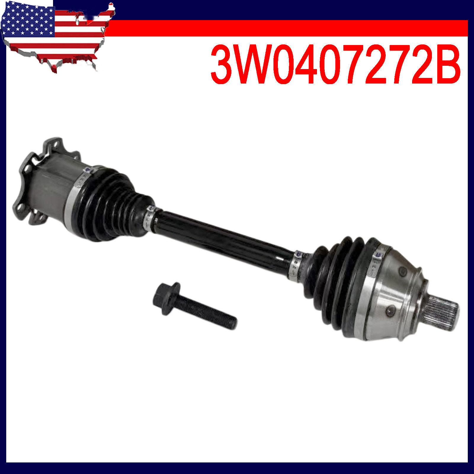 For 03-12 Bentley Continental GT GTC New 1×Front Right CV Axle Shaft Drive Shaft