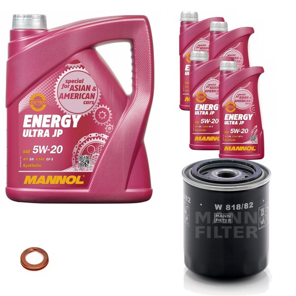 MANN-FILTER Inspektionspakete Mannol 9 L Energy 5W-20 FüR Nissan Ford Almera I-image