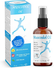 Olio per Massaggio Sportivo Con Arnica E Artiglio Del Diavolo Naturale 50Ml, Mus