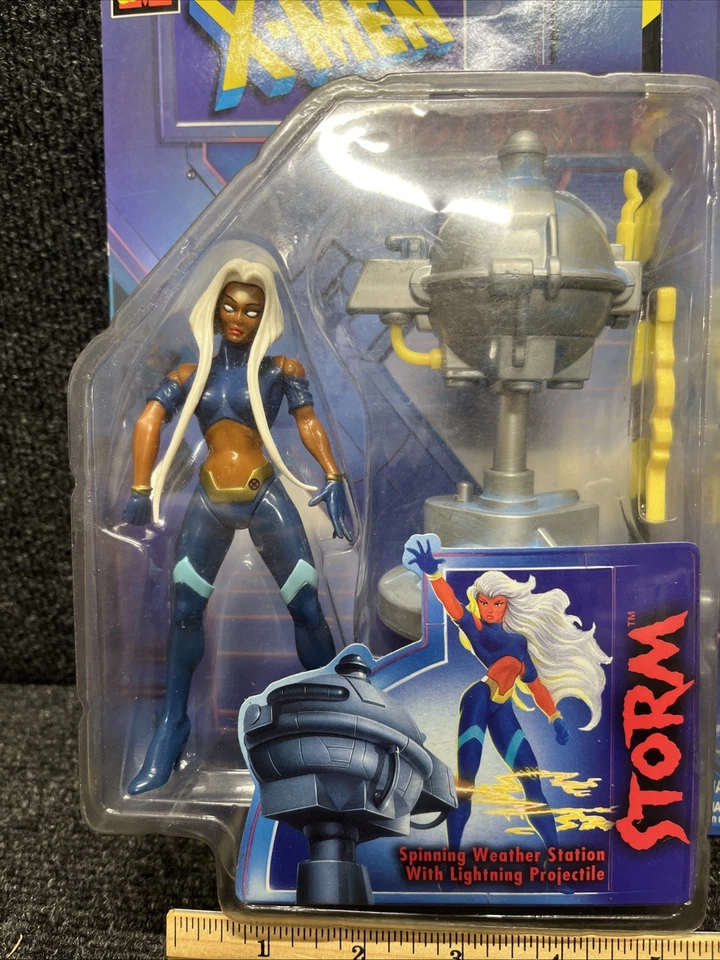 批量 2 件 STORM X-MEN 动作玩偶 机器人战士(变体)1997 — 第 2/4 张图片