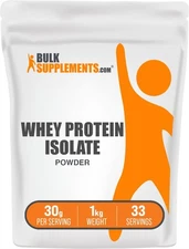 Whey Protein Isolate Powder 2.2 Pounds Unflavored High Quality Protein Supple...
