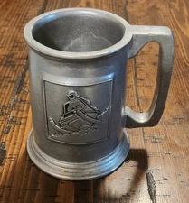 John Deere Wilton Pewter Snowmobile Mug Ride the New Breed of Deere Columbia,PA