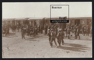 Photo DSWA c. 1915 German Southwest Schutztruppe Railway Station British POW