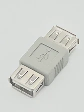 USB 2.0 Slim Gender Change F-F Type-A Female-Female Adapter Coupler