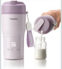 Papablic Portable Baby Bottle Warmer - Fast Heating Travel Spodumene Purple